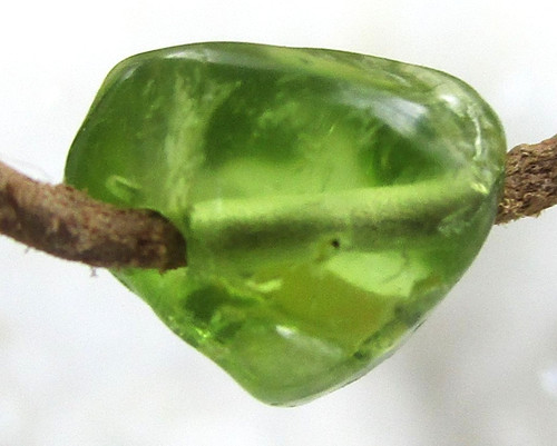 Peridot mini trommelstein - kl., mini-trommelstein