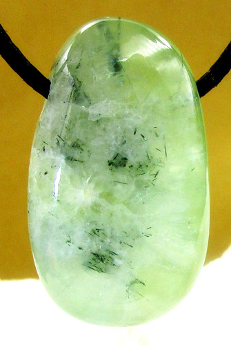 Prehnit trommelstein - ,