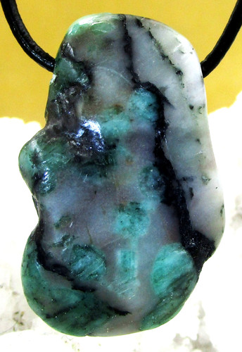 Smaragd trommelstein - ,